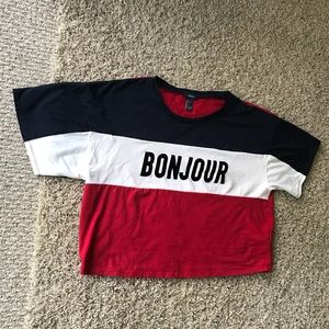 French Forever 21 shirt